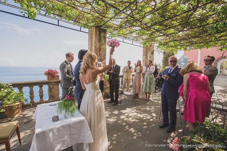Villa Magia Positano Wedding Villa - Mr and Mrs Wedding in Italy