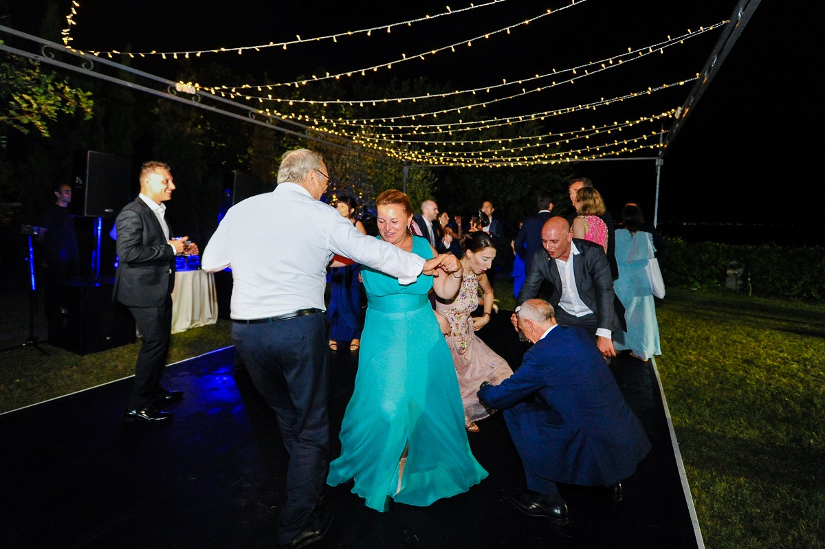 dancing till midnight Daniela and Andrea Ravello wedding