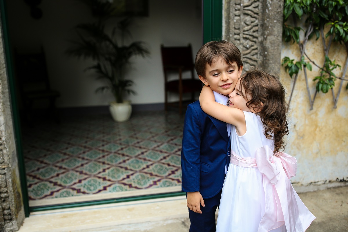 the children - Daniela and Andrea - Ravello wedding
