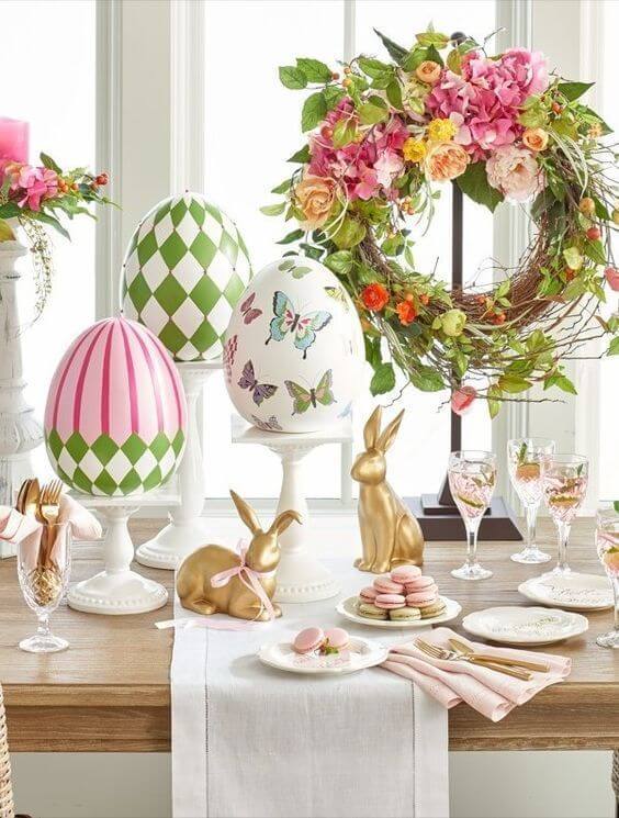 Easter sweets table setting idea inspiration